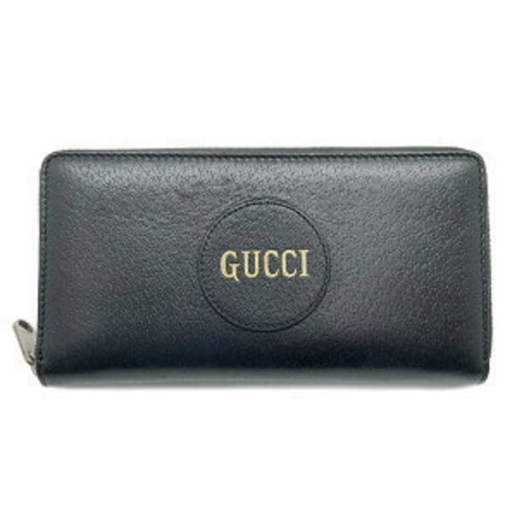 Gucci Black Wallet Leather Long Retrospective - Picture 1 of 7